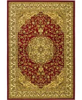 Safavieh Lyndhurst LNH222 Red and Ivory 5'3" x 7'6" Area Rug