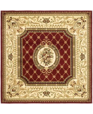 Safavieh Lyndhurst LNH223 Red and Ivory 6' x 6' Square Area Rug