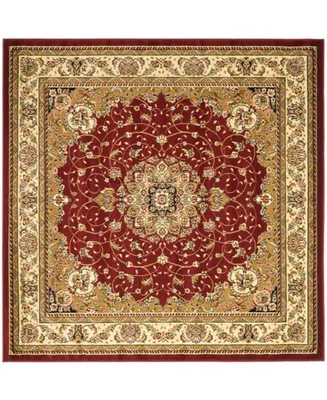 Safavieh Lyndhurst LNH329 Red and Ivory 6' x 6' Square Area Rug