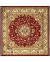 Safavieh Lyndhurst LNH329 Red and Ivory 6' x 6' Square Area Rug