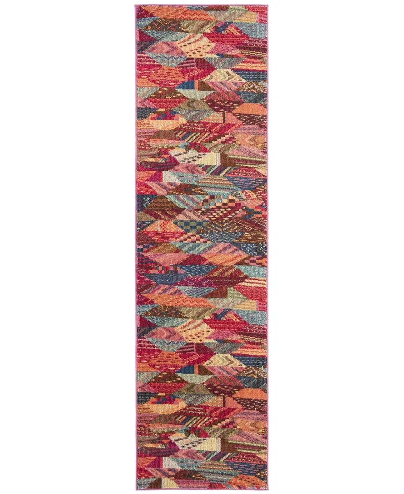 Safavieh Monaco MNC245 Multi 2'2" x 8' Runner Area Rug