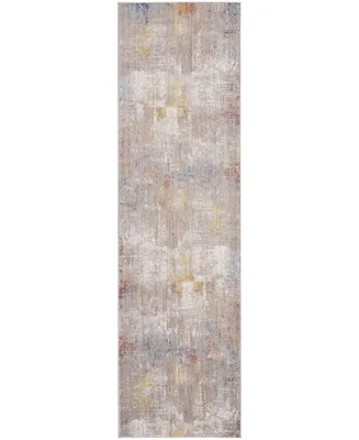 Safavieh Monray Grey and Gold 2'3" x 8' Runner Area Rug