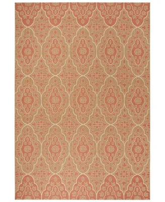 Martha Stewart Collection Natural and Beige 8' x 11'2" Outdoor Area Rug, Created for Macy's