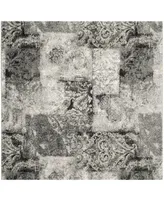 Safavieh Retro RET2137 Cream and Gray 6' x 6' Square Area Rug