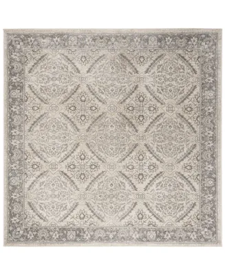 Safavieh Brentwood BNT863 Cream and Gray 6'7" x 6'7" Square Area Rug