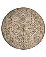 Safavieh Brilliance BRL504 Cream and Bronze 6'7" x 6'7" Round Area Rug