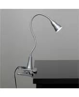 Simple Designs 1W Led Gooseneck Clip Light Desk Lamp