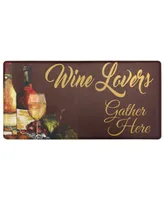 Home Dynamix Nicole Miller Cook N Comfort "Wine Lovers" Cushioned Anti-Fatigue Kitchen Mat