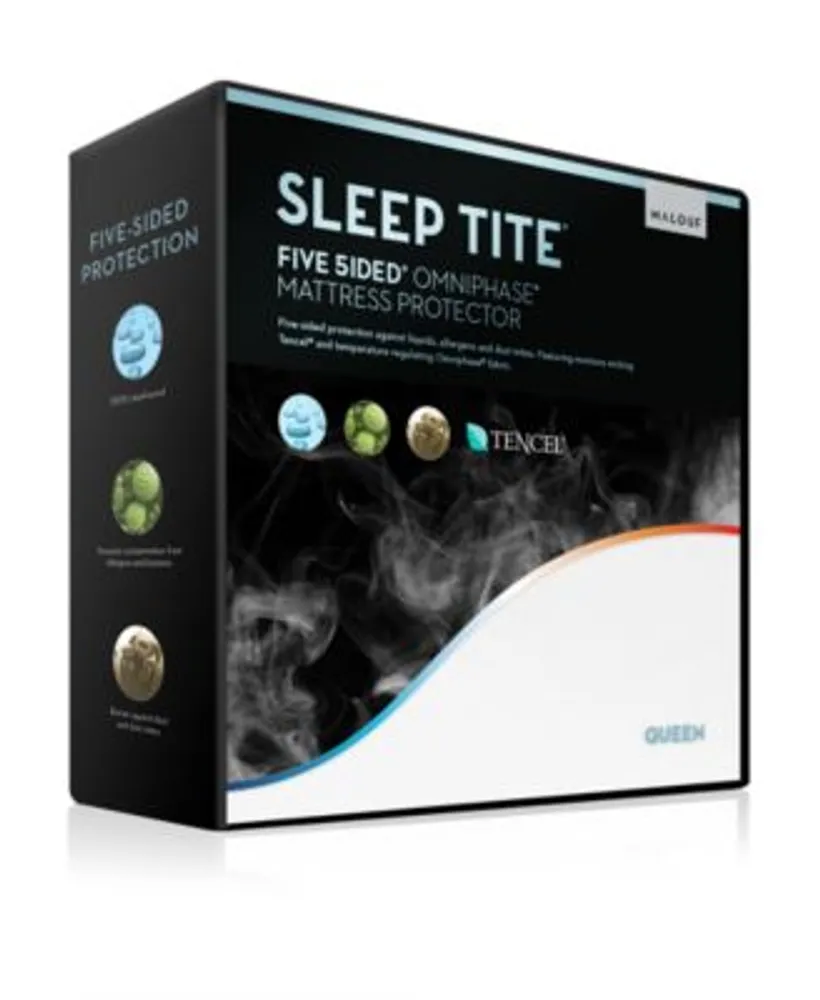 Sleep Tite 5 Sided Mattress Protector With Omniphase Lyocell Collection