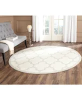 Safavieh Amherst AMT420 Light Gray and Beige 9' x 9' Round Area Rug