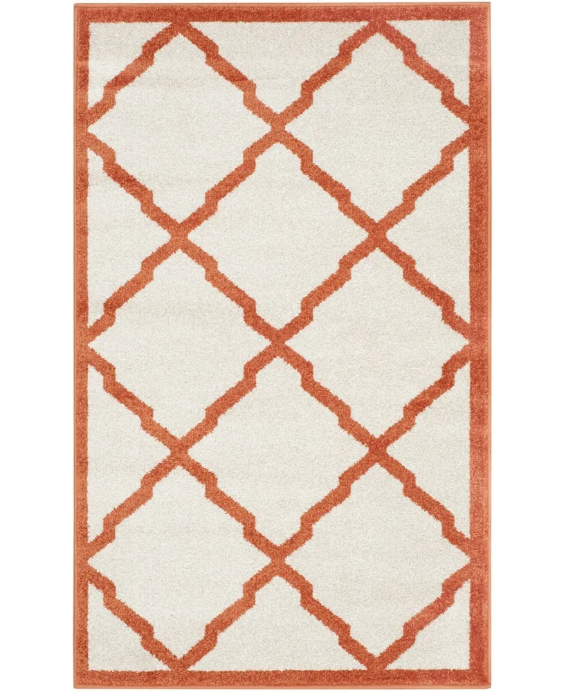 Safavieh Amherst AMT421 Beige and Orange 3' x 5' Area Rug