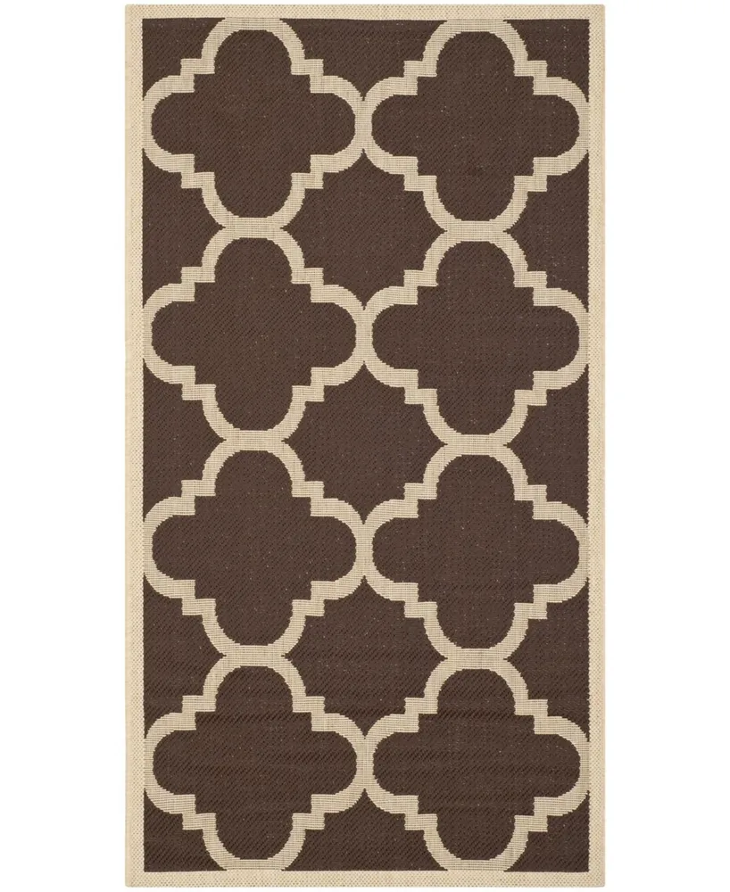 Safavieh Courtyard CY6243 Dark Brown 2' x 3'7" Sisal Weave Outdoor Area Rug