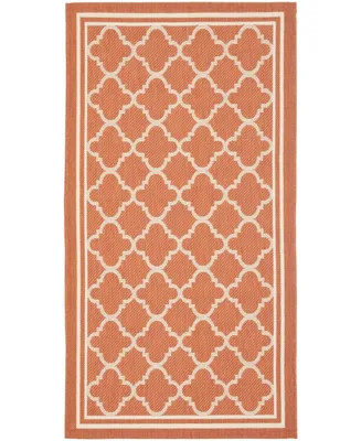 Safavieh Courtyard CY6918 Terracotta and Bone 2' x 3'7" Sisal Weave Outdoor Area Rug