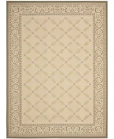 Safavieh Courtyard CY7107 Beige and Dark Beige 9' x 12' Outdoor Area Rug