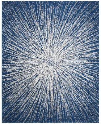 Safavieh Evoke EVK228 Navy and Ivory 9' x 12' Area Rug