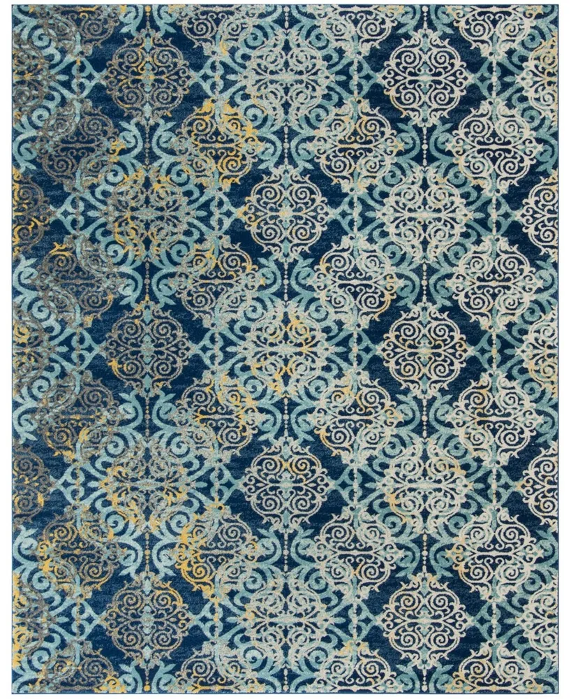 Safavieh Evoke Royal and Light Blue 9' x 12' Area Rug