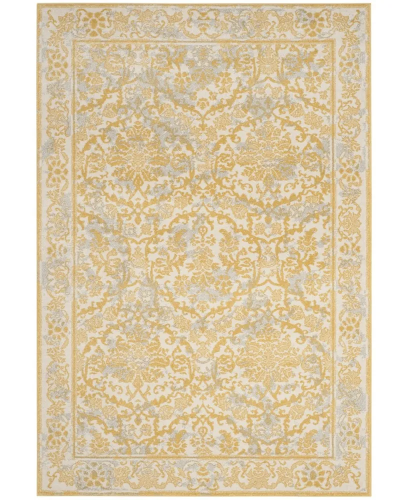 Safavieh Evoke EVK242 Ivory and Gold 10' x 14' Area Rug