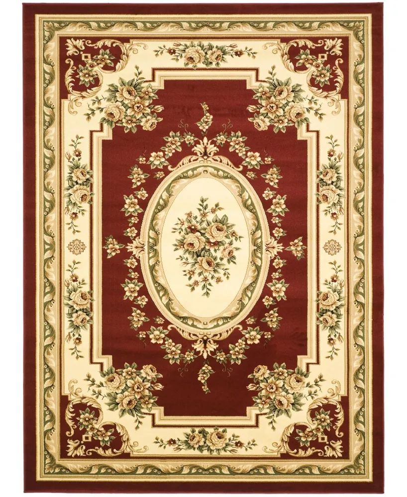 Safavieh Lyndhurst LNH218 Red and Ivory 9' x 12' Area Rug