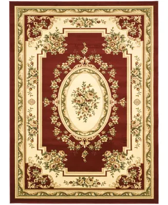 Safavieh Lyndhurst LNH218 Red and Ivory 9' x 12' Area Rug