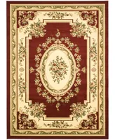 Safavieh Lyndhurst LNH218 Red and Ivory 9' x 12' Area Rug