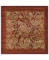 Safavieh Lyndhurst LNH224 Red and Multi 8' x 8' Square Area Rug