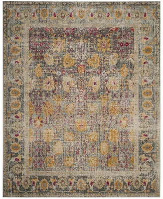 Safavieh Granada GRA350 Light Gray and Multi 9' x 12' Area Rug