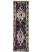 Carah Crh-113 Lilac 2'6" x 8' Runner Area Rug