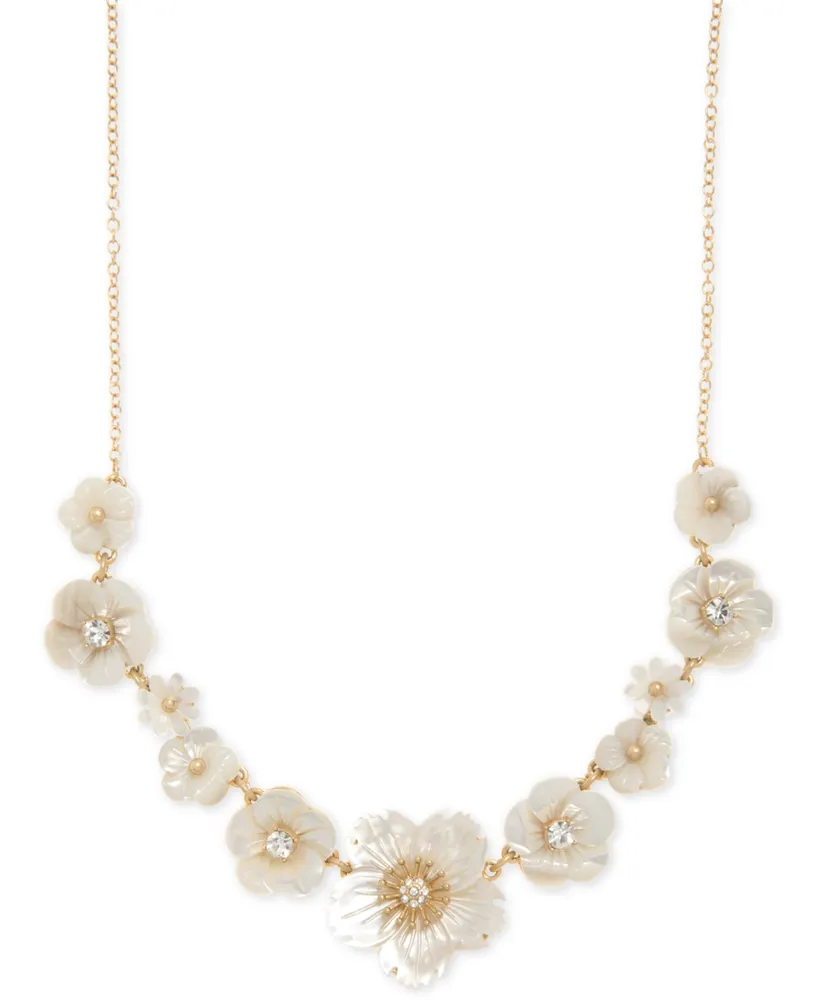 Intertwined Mother of Pearl Trio Statement with Coco Beaded Necklace -  Walmart.com