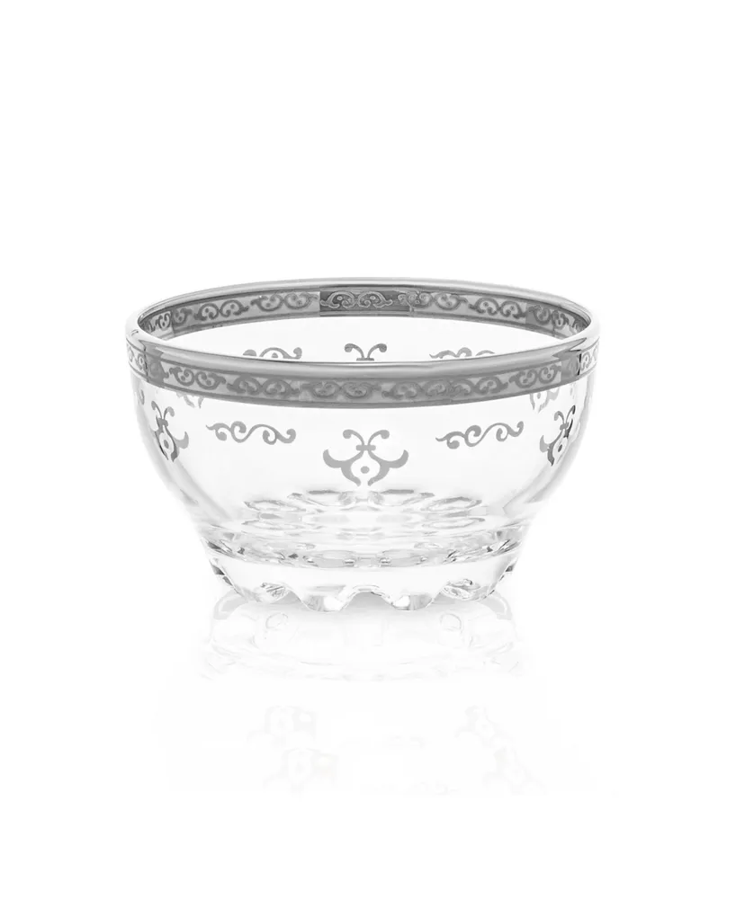 Classic Touch Set of 6 Dessert Bowls with Rich Design