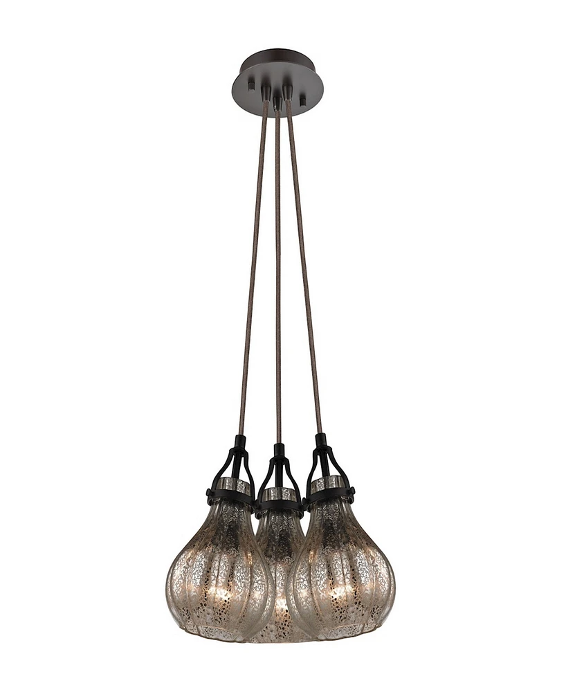 Pendant Options 3 Light Pendant in Oil Rubbed Bronze