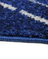 Medley 5468 Dark Blue Area Rug