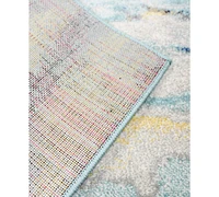 Bashian Medley 5667A Multi 2'6" x 8' Runner Area Rug