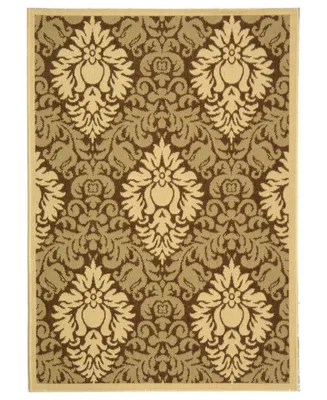 Safavieh Courtyard CY2714 Brown and Natural 8' x 11' Outdoor Area Rug