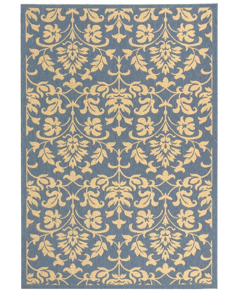 Safavieh Courtyard CY3416 and Natural 6'7" x 6'7" Square Outdoor Area Rug