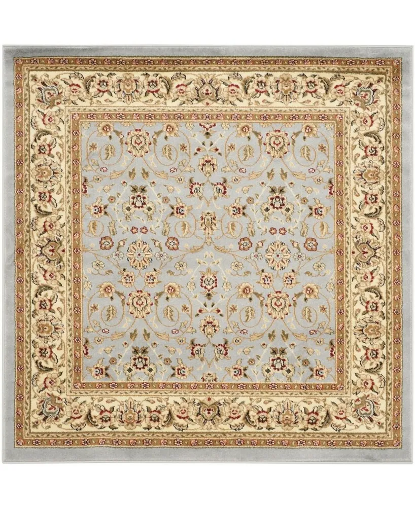 Safavieh Lyndhurst LNH312 Light Blue and Ivory 6' x 6' Square Area Rug