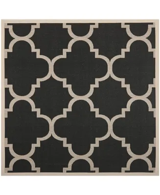Safavieh Courtyard CY6243 and Beige 4' x 4' Sisal Weave Square Outdoor Area Rug