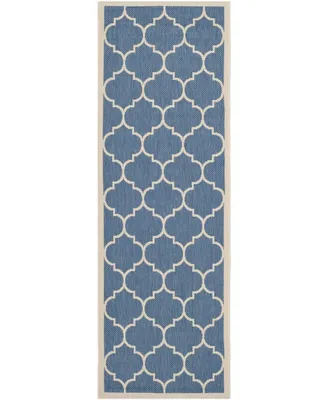 Safavieh Courtyard CY6914 and Beige 2'3" x 10' Runner Outdoor Area Rug