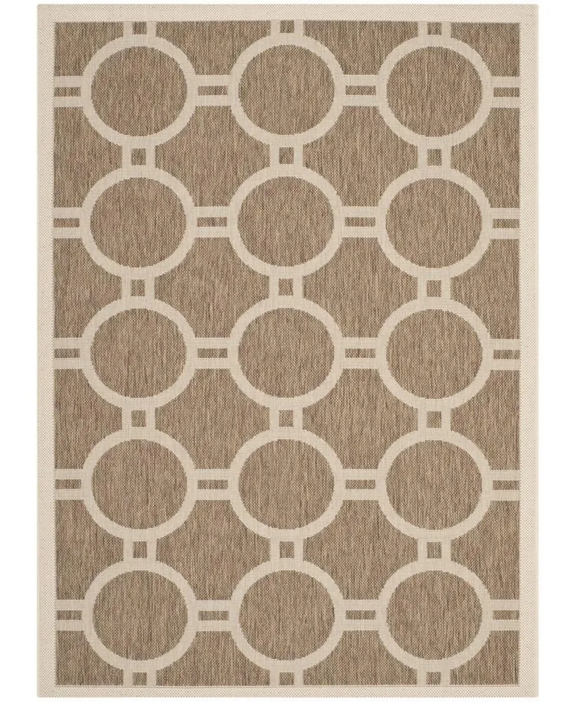 Safavieh Courtyard CY6924 and Bone 5'3" x 7'7" Sisal Weave Outdoor Area Rug