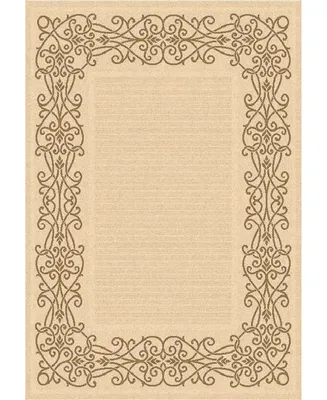 Safavieh Courtyard CY1588 Natural and Brown 2'3" x 6'7" Runner Outdoor Area Rug