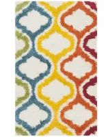 Safavieh Shag Kids SGK561 Ivory and Multi 3' x 5' Area Rug