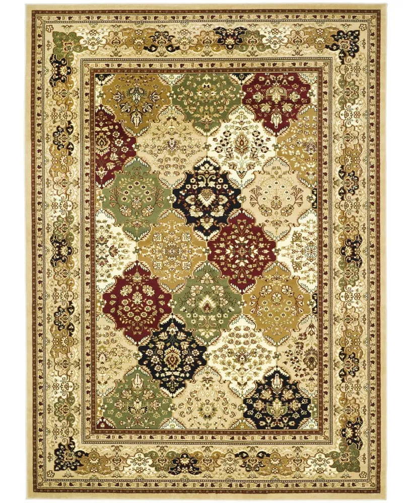 Safavieh Lyndhurst LNH221 Multi and Black 12' x 18' Area Rug