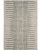 Safavieh Evoke EVK226 Ivory and Silver 4' x 6' Area Rug