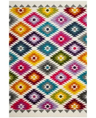 Safavieh Fiesta FSG374 Cream and Multi 4' x 6' Area Rug