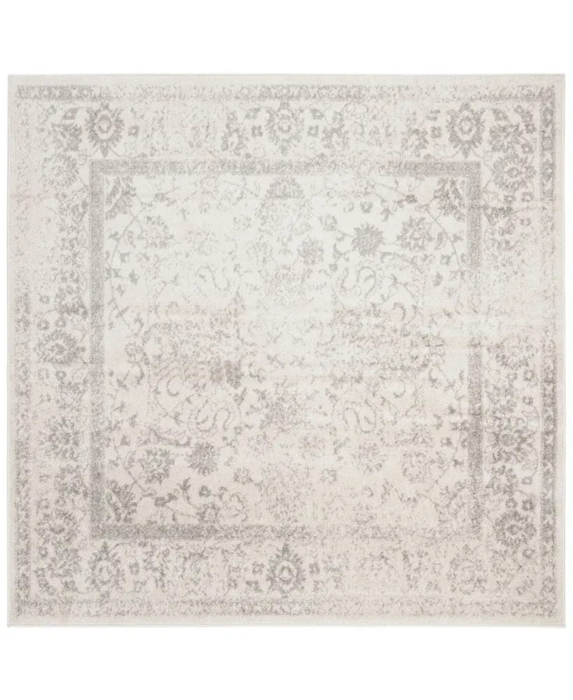 Safavieh Adirondack 109 Ivory and Silver 5' x 5' Square Area Rug