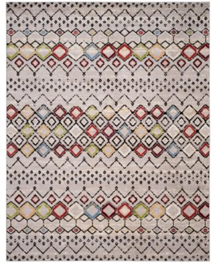 Safavieh Amsterdam 108 Light Gray Multi Rug