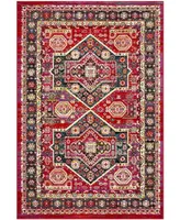 Safavieh Cherokee Red and Blue 4' x 6' Area Rug