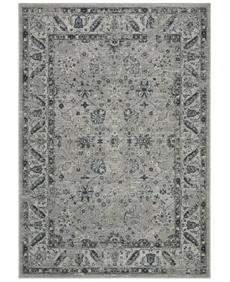 Safavieh Charleston CHL413 Gray and Dark Gray 6'7" x 6'7" Square Area Rug