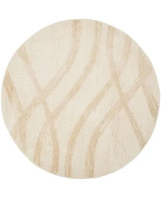 Safavieh Adirondack 125 Cream and Champagne 8' x 8' Round Area Rug