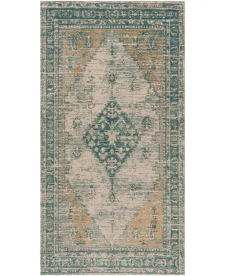 Safavieh Classic Vintage CLV113 Aqua 2'3" x 8' Runner Area Rug