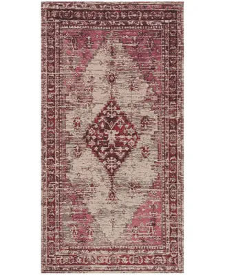 Safavieh Classic Vintage CLV113 Fuchsia 2'3" x 8' Runner Area Rug